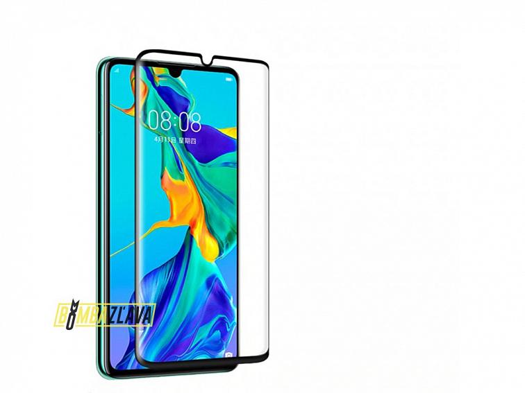 3D Ochranné sklo FULL SIZE čierne okraje pre Huawei