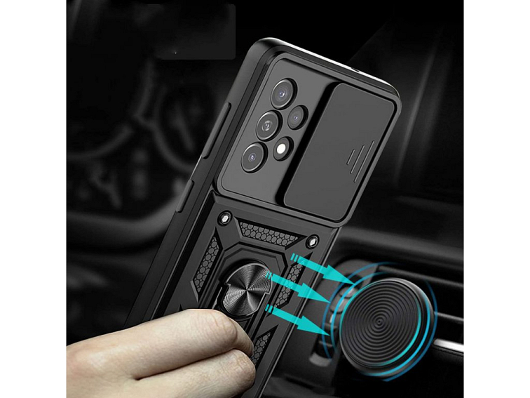 Techsuit Séria CamShield obal na - Samsung Galaxy A53 5G - čierna