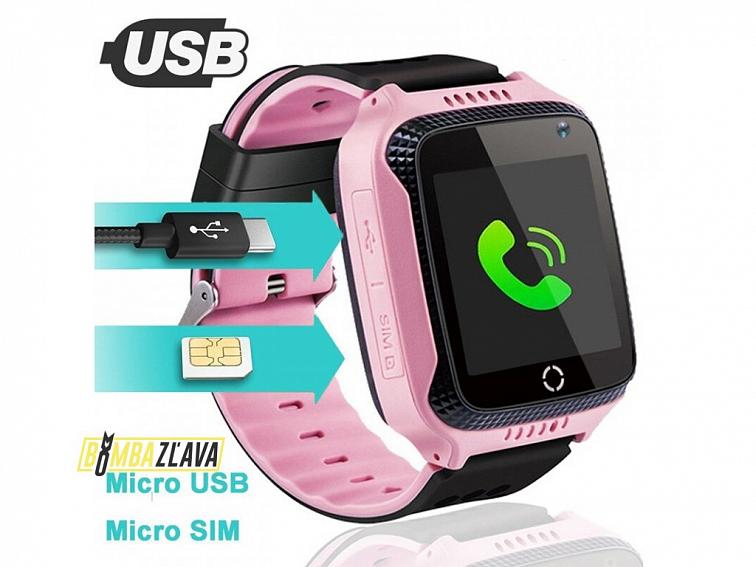 Detské smart hodinky microSIM SOS GPS LBS Q529
