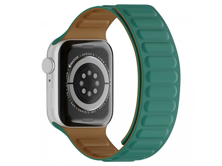 Techsuit Remienok na hodinky (W035) - Apple Watch 1/2/3/4/5/6/7/8/SE/SE 2 (38/40/41 mm) - tyrkysový