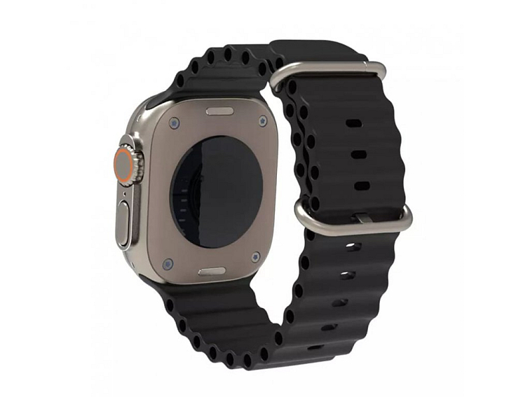 Techsuit Remienok (W038) - Apple Watch 1/2/3/4/5/6/7/8/SE/SE 2 (38/40/41mm) - čierna