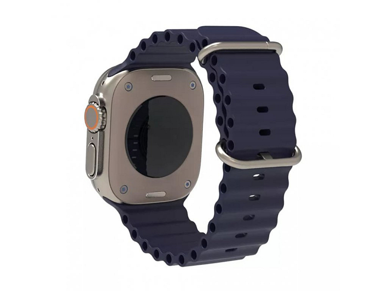 Techsuit Remienok (W038) - Apple Watch 1/2/3/4/5/6/7/8/SE/SE 2 (38/40/41mm) - Dark modrá