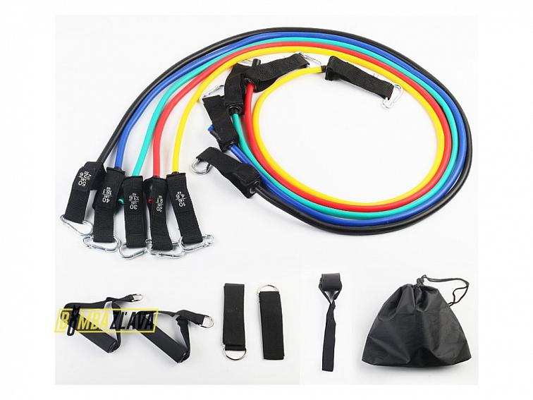 Posilňovacie gumy UNISET fitness + vrecúško