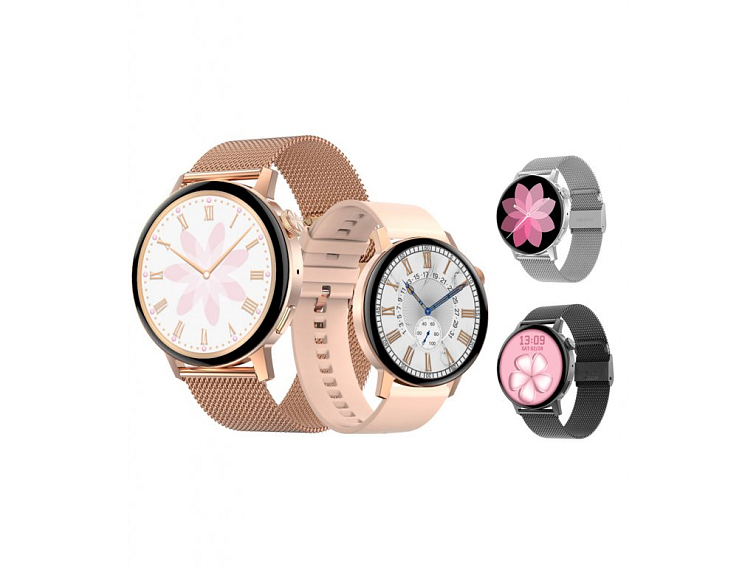 Smart hodinky ES055 - NFC, GPS, športové funkcie + remienok naviac