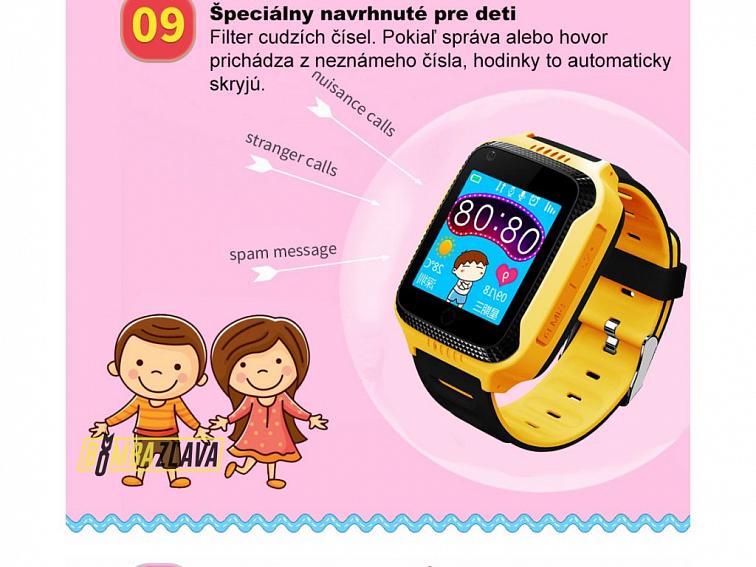 Detské smart hodinky microSIM SOS GPS LBS Q529
