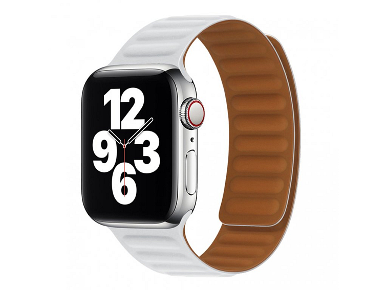 Techsuit Remienok na hodinky (W035) - Apple Watch 1/2/3/4/5/6/7/8/SE/SE 2 (38/40/41 mm) - Biely