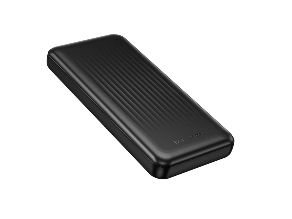 Borofone - Power Bank Clever Series (BJ80) - 2x USB, Type-C, Indicator LED, QC 3.0, 22.5W, PD20W, 37Wh, 10000mAh - Black
