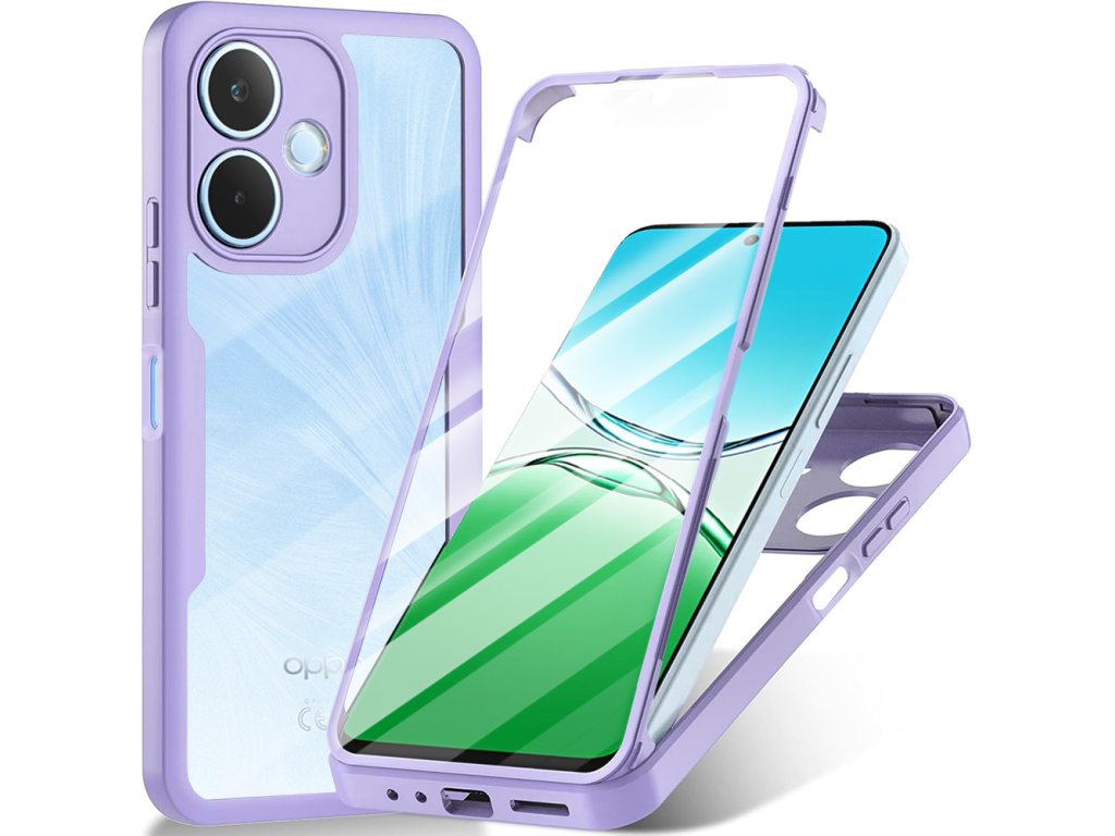 Techsuit - ColorVerse 360 Series + Screen Protector - Oppo A5 Pro 4G / A5 Pro 5G - Purple