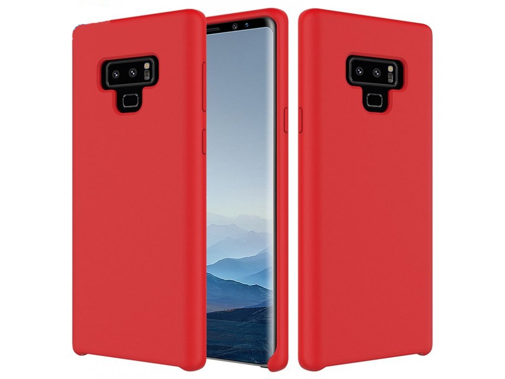 RED iquid silicone phone case for samsung n variants 6
