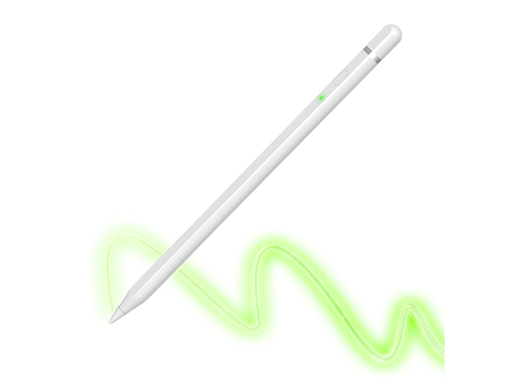 Techsuit Stylus Pero (AP01 Pro) pre iPad – Bluetooth, Type-C, Palm Rejection, Snímanie Naklonenia, 125mAh – Biela