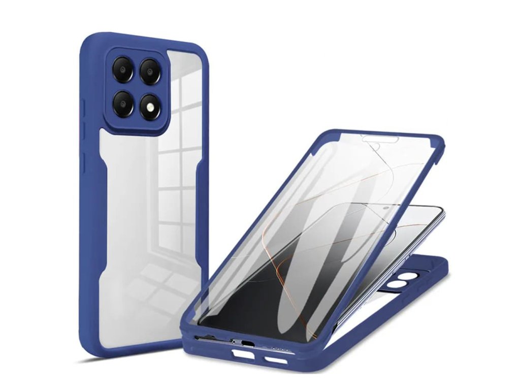 Techsuit ColorVerse 360 Series + Screen Protector 360° obal so sklom pre Xiaomi Poco F6 Pro – modré