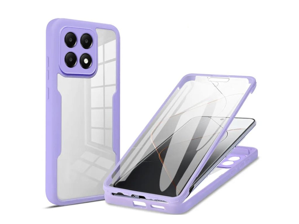 Techsuit ColorVerse 360 Series + Screen Protector 360° obal so sklom pre Xiaomi Poco F6 Pro – fialové