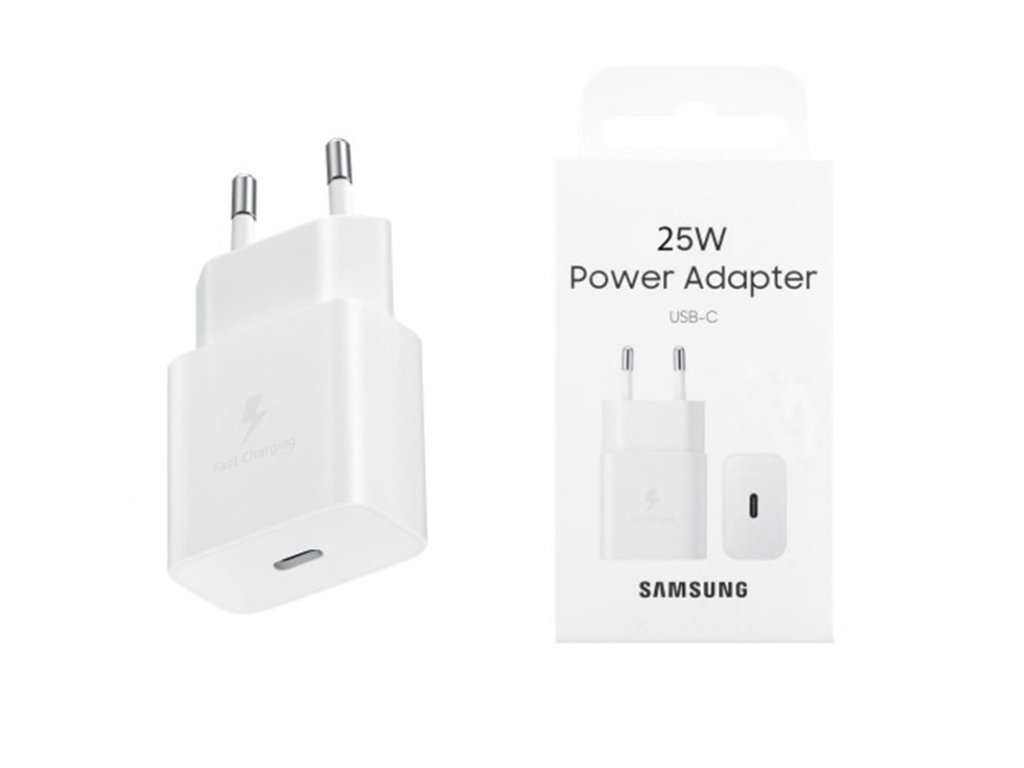 Samsung EP-T2510NWEGWW originálna sieťová nabíjačka – USB-C, 25W Super Fast Charging – biela (blister)