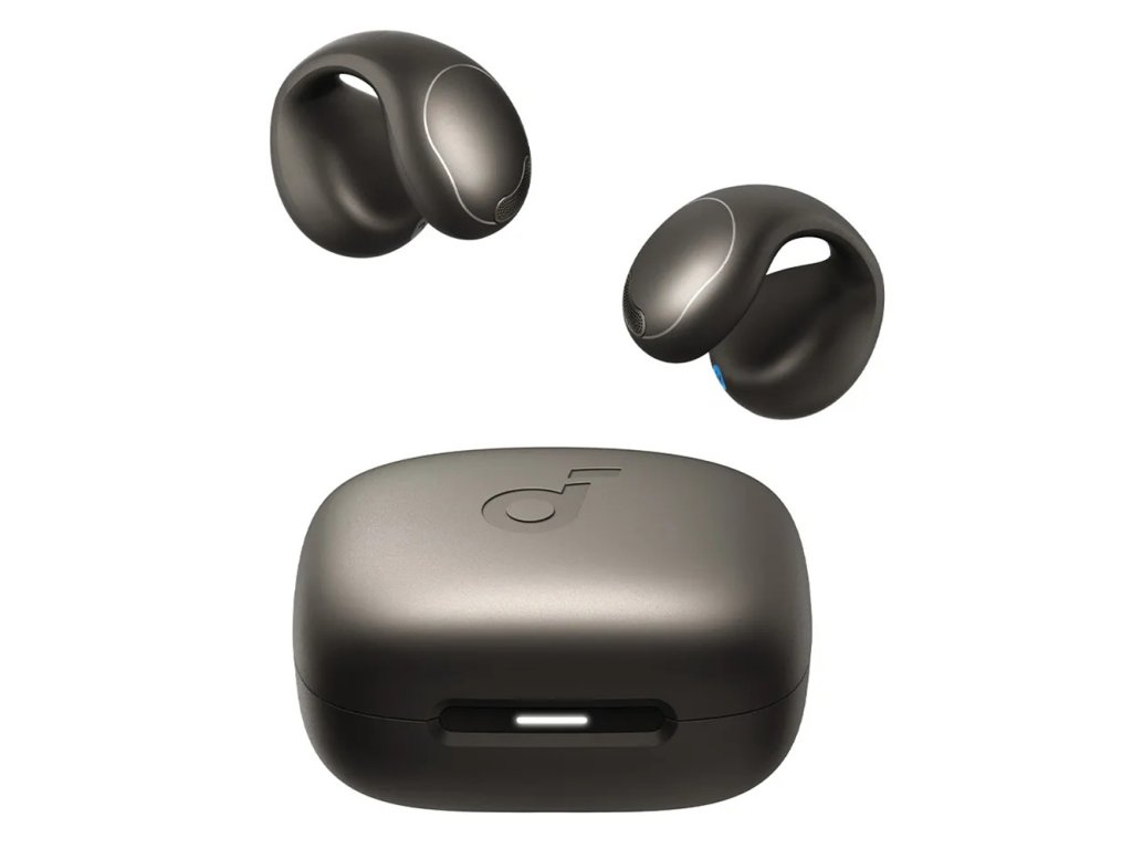 Anker bezdrôtové slúchadlá SoundCore C40i (A3331GZ1) – Open-Ear, Bluetooth 5.4, mikrofón, Multipoint, Clip-On, čierne