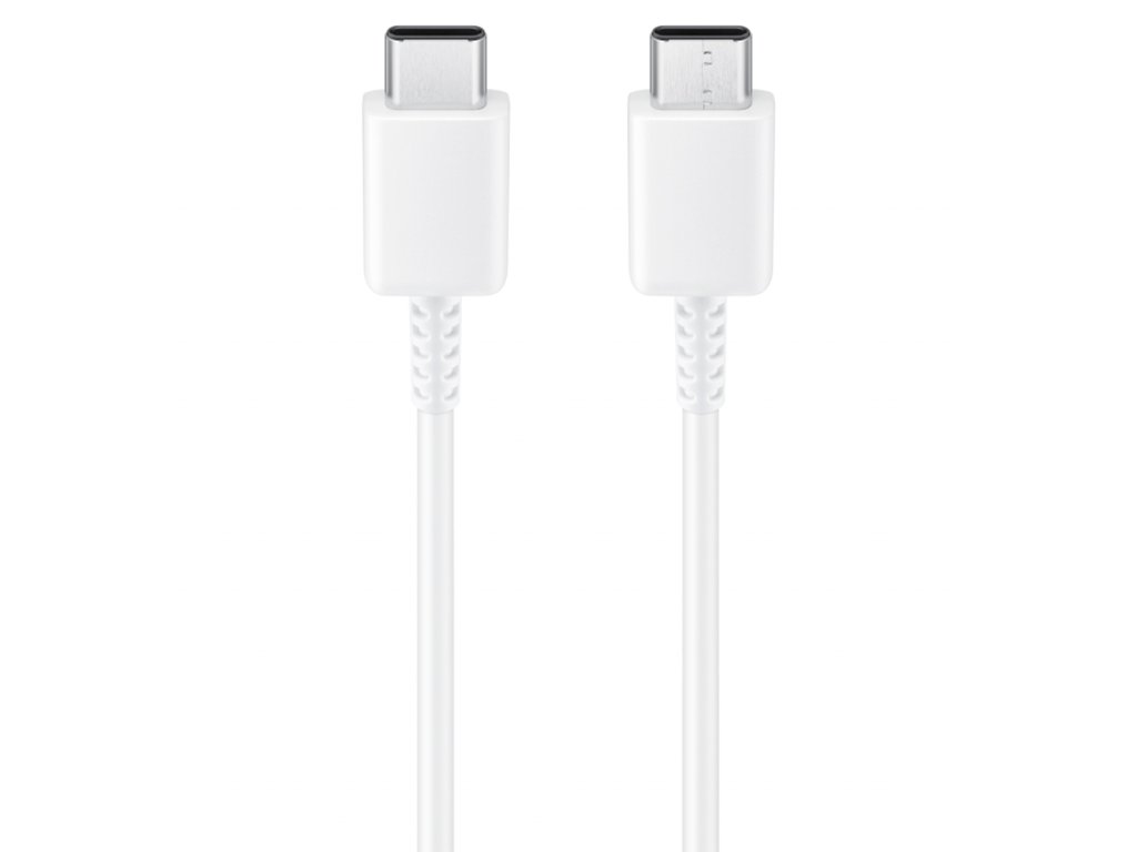 Samsung – dátový kábel Type-C na Type-C, 25 W, 3 A, 1 m – biely (bulk balenie)