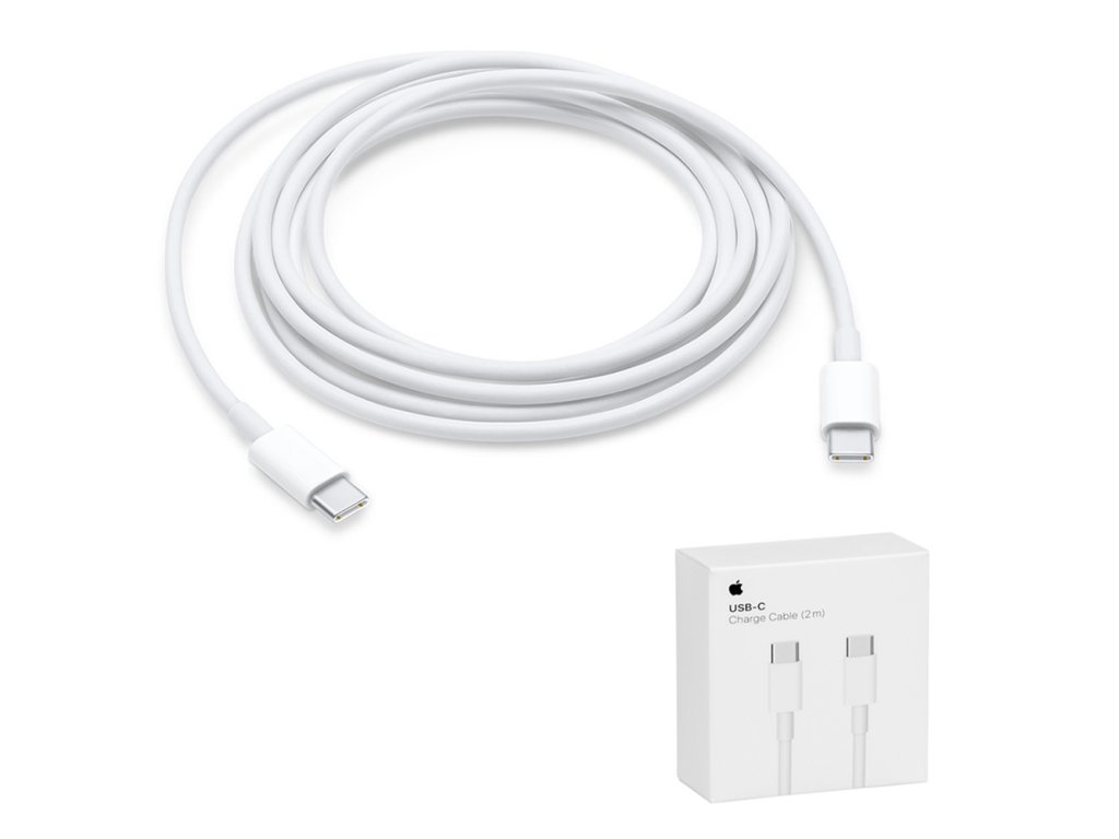 Apple - Original Data Cable A1739 (MLL82ZM/A) - Type-C to Type-C, 2m - White (Blister Packing)
