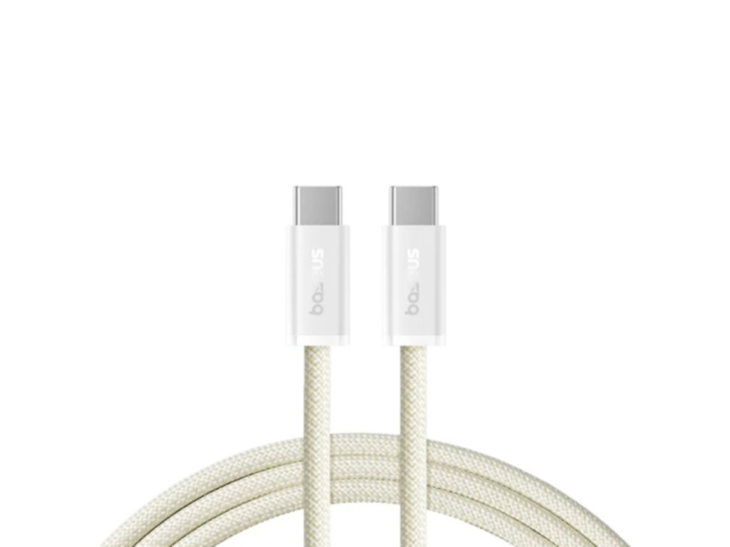 Baseus - Data Cable Dynamic 3 Series (P10367000Y11-01) - Type-C to Type-C, Fast Charging 100W, 480Mbps, 2m - White