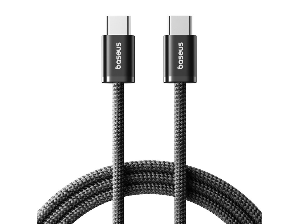 Baseus - Data Cable Dynamic 4 Series (P10381400112-00) - for iPhone, Type-C, Fast Charge, 100W, 480Mbps, Naylon, 2m - Black