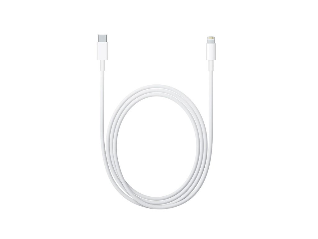 Apple - Original Data Cable (MW2R3ZM/A) - for iPhone/iPad, USB-C to Lightning, Fast Charge, 96W, 2m - White (Blister Packing)