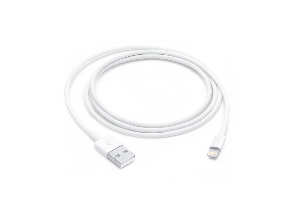 Apple - Original Data Cable (MUQW3ZM/A) - for iPhone, iPad, Lightning to USB, Fast Charge, 1m - White (Blister Packing)