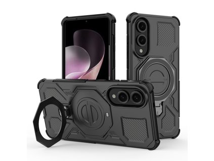 Techsuit - Carbon Shield PRO ochranný obal na Samsung Galaxy S25 Edge - čierny