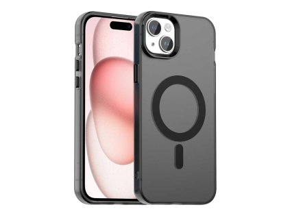 Techsuit - CandyCase MagSafe ochranný obal na iPhone 15 Plus - čierne