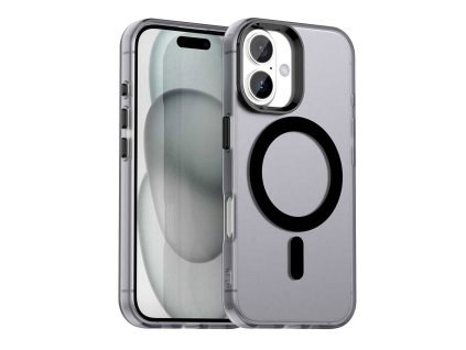 Techsuit - CandyCase MagSafe ochranný obal na iPhone 16 Plus - čierne