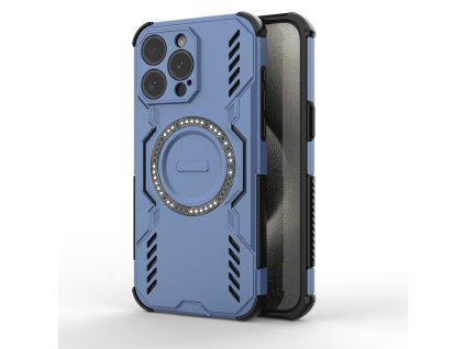 Techsuit - ArmorMag ochranný obal na iPhone 15 Pro - modré