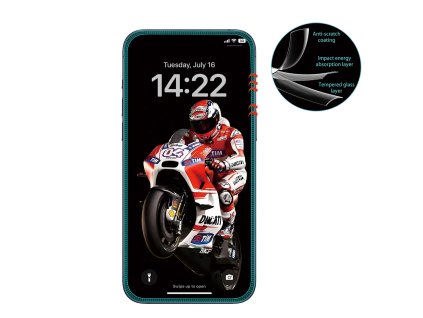 ANANK - 3D 3X Reinforced Anti-crack ochranné sklo pre iPhone 16 Pro Max - čierna