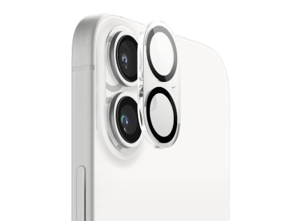 ANANK - ochrana kamery pre iPhone 16 / iPhone 16 Plus - číra/čierna