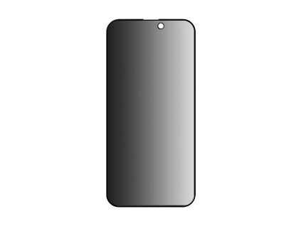 ANANK - 2.5D Privacy ochranné sklo pre iPhone 16 Pro Max - čierna