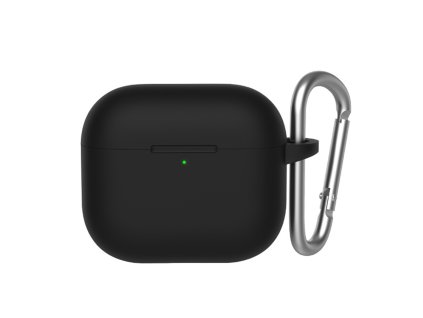 Blueo - Liquid Silicone ochranné puzdro pre AirPods 3 - čierne