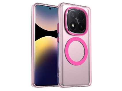 Techsuit - CandyCase MagSafe ochranný obal na Xiaomi Redmi Note 14 Pro+ 5G - ružové