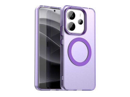Techsuit - CandyCase MagSafe ochranný obal na Xiaomi Redmi Note 14 4G (Regional) - fialové