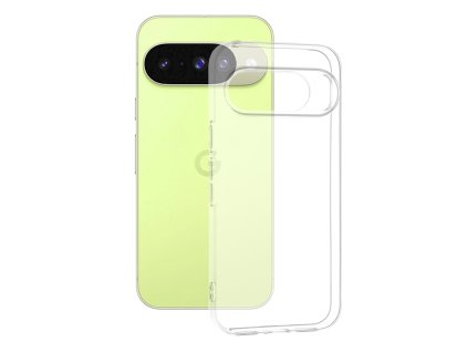 Techsuit – Clear Silicone obal na Google Pixel 10 / 10 Pro – priehľadný