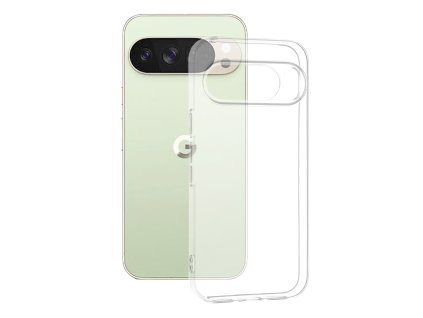 Techsuit – Clear Silicone obal na Google Pixel 10 Pro XL – priehľadný