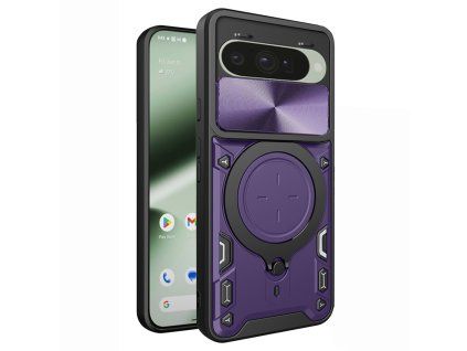 Techsuit – CamGuard Pro odolný obal na Google Pixel 10 / 10 Pro – fialový
