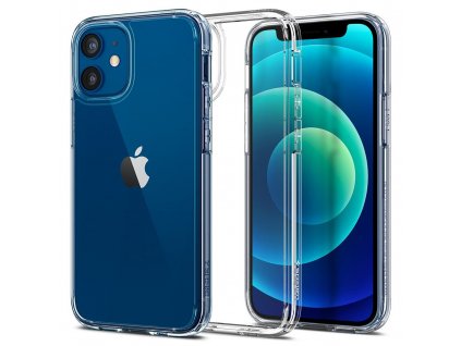 Spigen Ultra Hybrid ochranný obal na - iPhone 12 Mini - transparentná