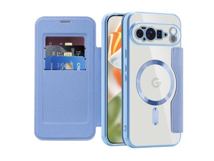 Techsuit – SmartMag Book Case knižkové puzdro na Google Pixel 10 Pro XL – svetlomodré
