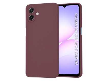 Techsuit – SoftFlex obal na Samsung Galaxy A07 4G – bordovočervený