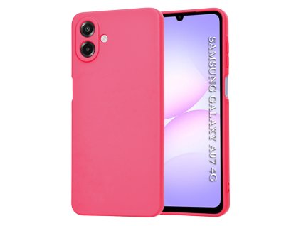 Techsuit – SoftFlex obal na Samsung Galaxy A07 4G – horúco ružový
