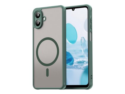 Techsuit – HaloFrost II MagSafe obal na Samsung Galaxy A07 4G – zelený