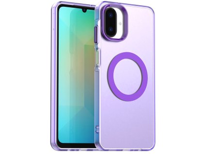 Techsuit – CandyCase MagSafe obal na Samsung Galaxy A07 4G – fialový