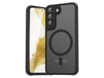 Techsuit – PureFrost MagSafe obal na Samsung Galaxy S22 5G – matný čierny
