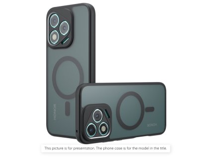 Techsuit – PureFrost MagSafe obal na Samsung Galaxy S22 5G – matný čierny