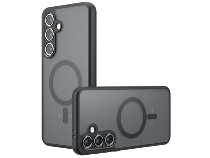 Techsuit – PureFrost MagSafe obal na Samsung Galaxy S24 – matný čierny