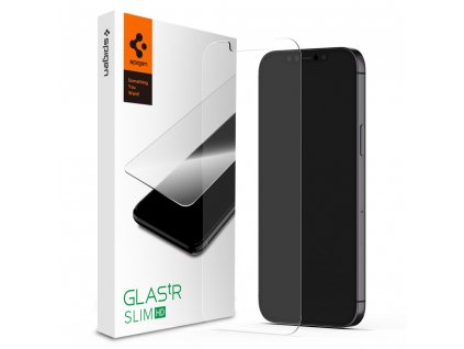 Spigen Glas.tR Slim ochranné sklo na - iPhone 12 Mini - transparentná