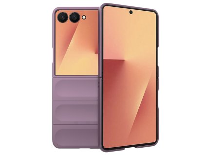 Techsuit – Magic Shield obal na Samsung Galaxy Z Flip7 – fialový