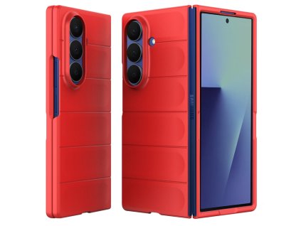 Techsuit – Magic Shield obal na Samsung Galaxy Z Fold7 – červený