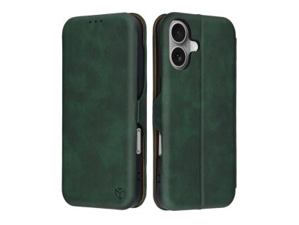 Techsuit – Safe Wallet Plus knižkové puzdro na iPhone 17 – zelené